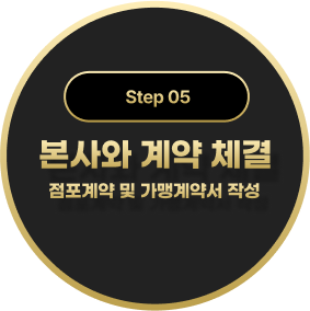 본사와 계약 체결